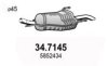 OPEL 5852234 End Silencer